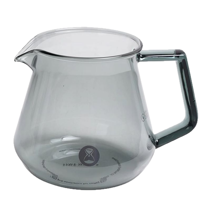 Timemore coffee server sklo 600 ml - Barva: tmavý