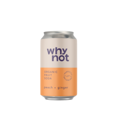 Why not soda - broskev, zázvor